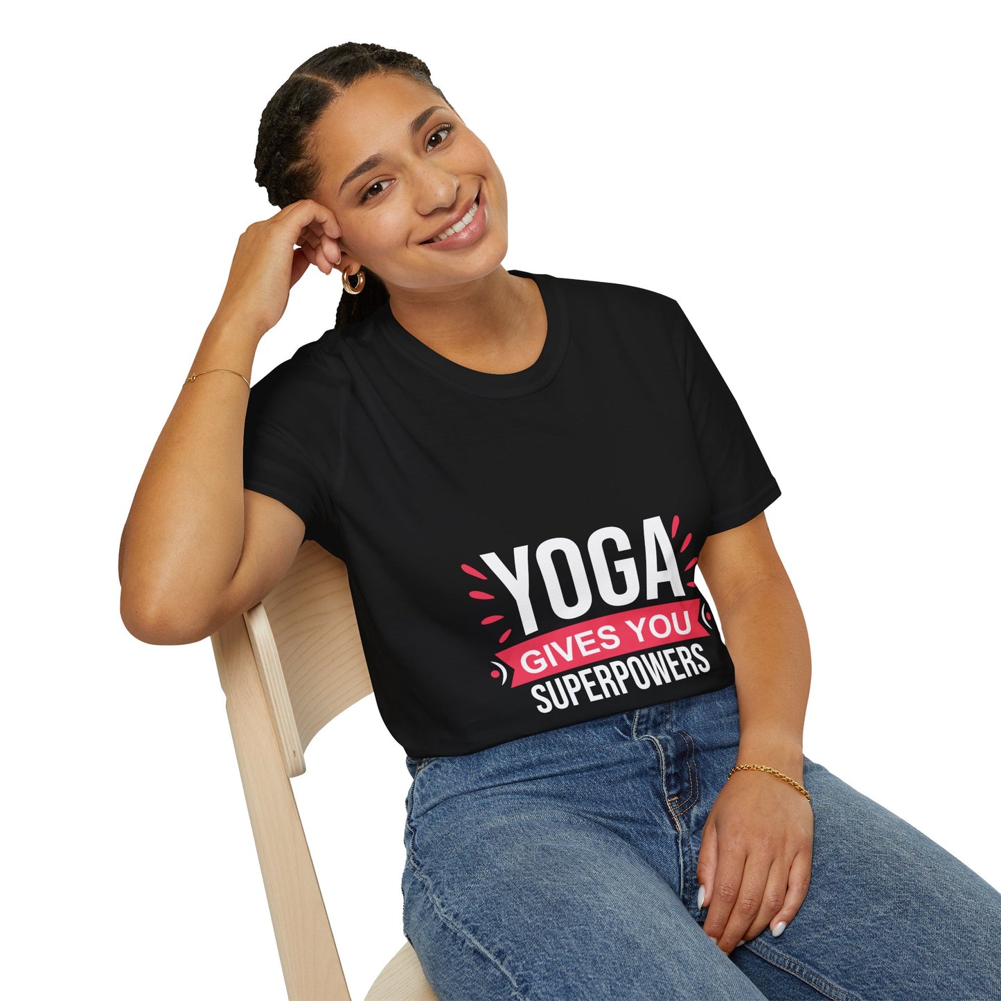 Yoga Gives You Superpowers T-Shirt