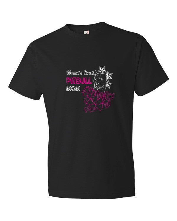 Pit Bull Mom Short sleeve t-shirt