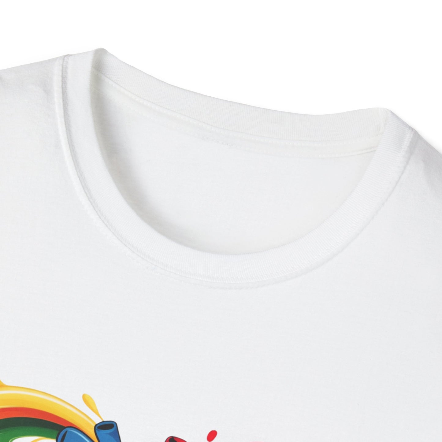 Rainbow Anatomical Heart T-Shirt — Colorful Pride Heart Tee
