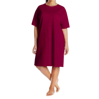 Solid Color Sleep Shirt