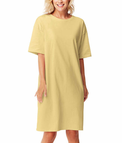Solid Color Sleep Shirt