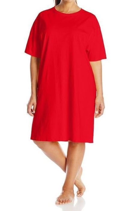 Solid Color Sleep Shirt