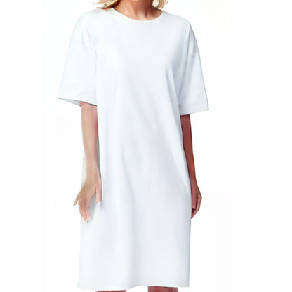 Solid Color Sleep Shirt