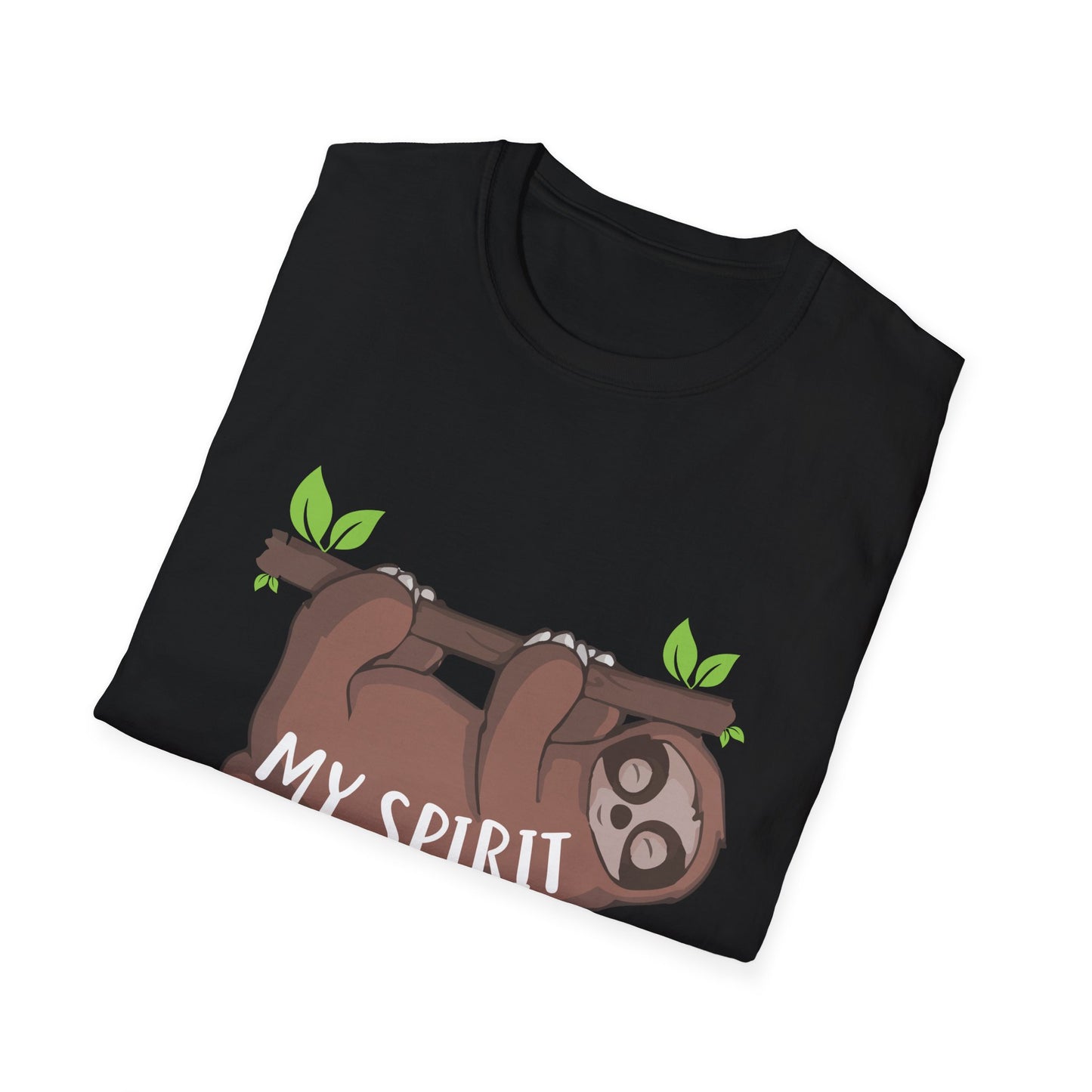 Sloth "My Spirit" T-Shirt – Cute Relaxed Animal Graphic Tee