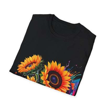 Sunflower Splash T-Shirt — Vibrant Floral Graphic Tee