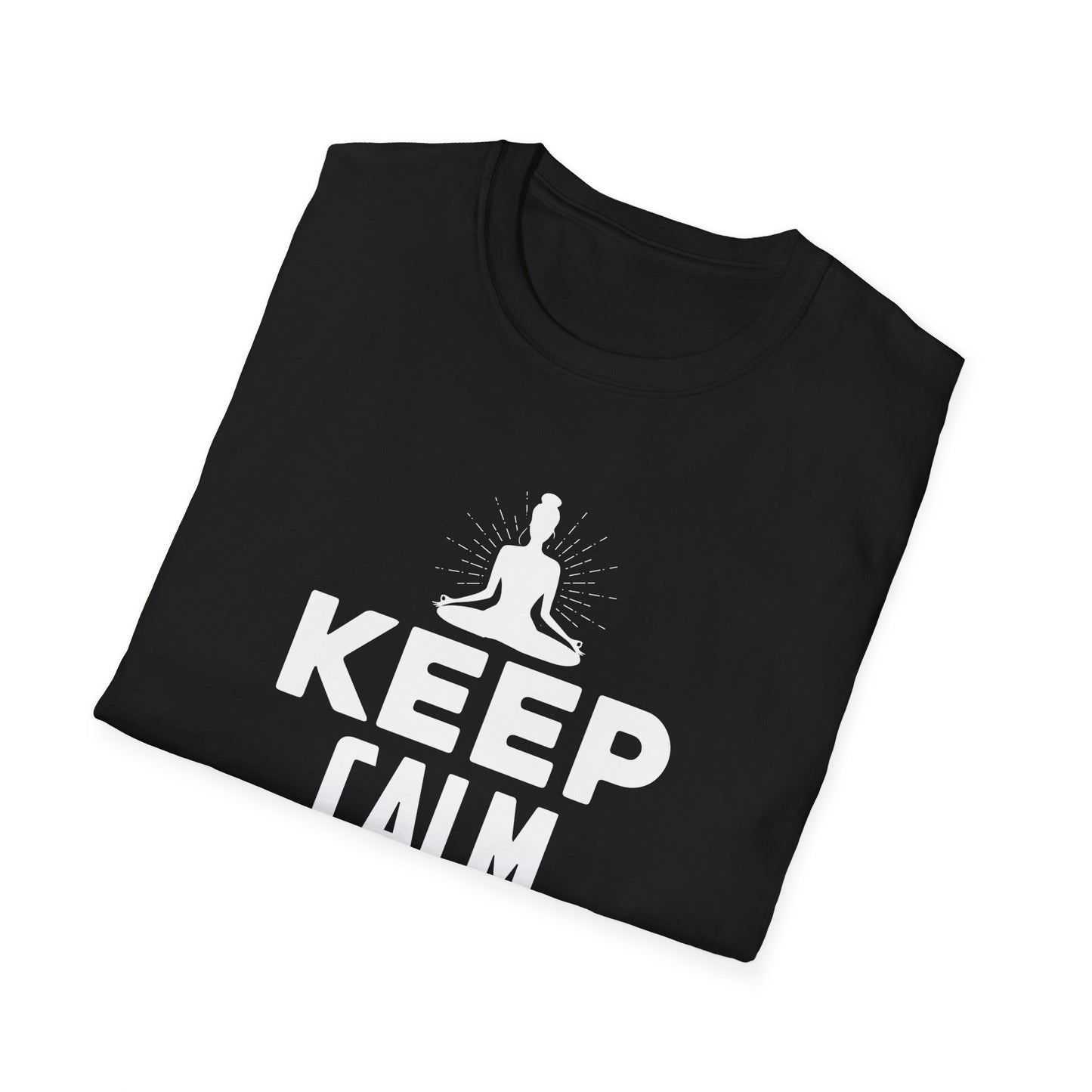 Meditation T-Shirt — "Keep Calm and Meditate On" Relaxation Yoga Tee