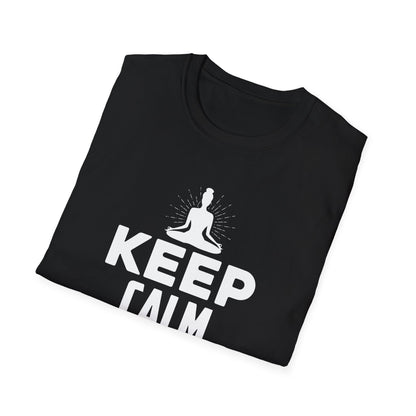 Meditation T-Shirt — "Keep Calm and Meditate On" Relaxation Yoga Tee
