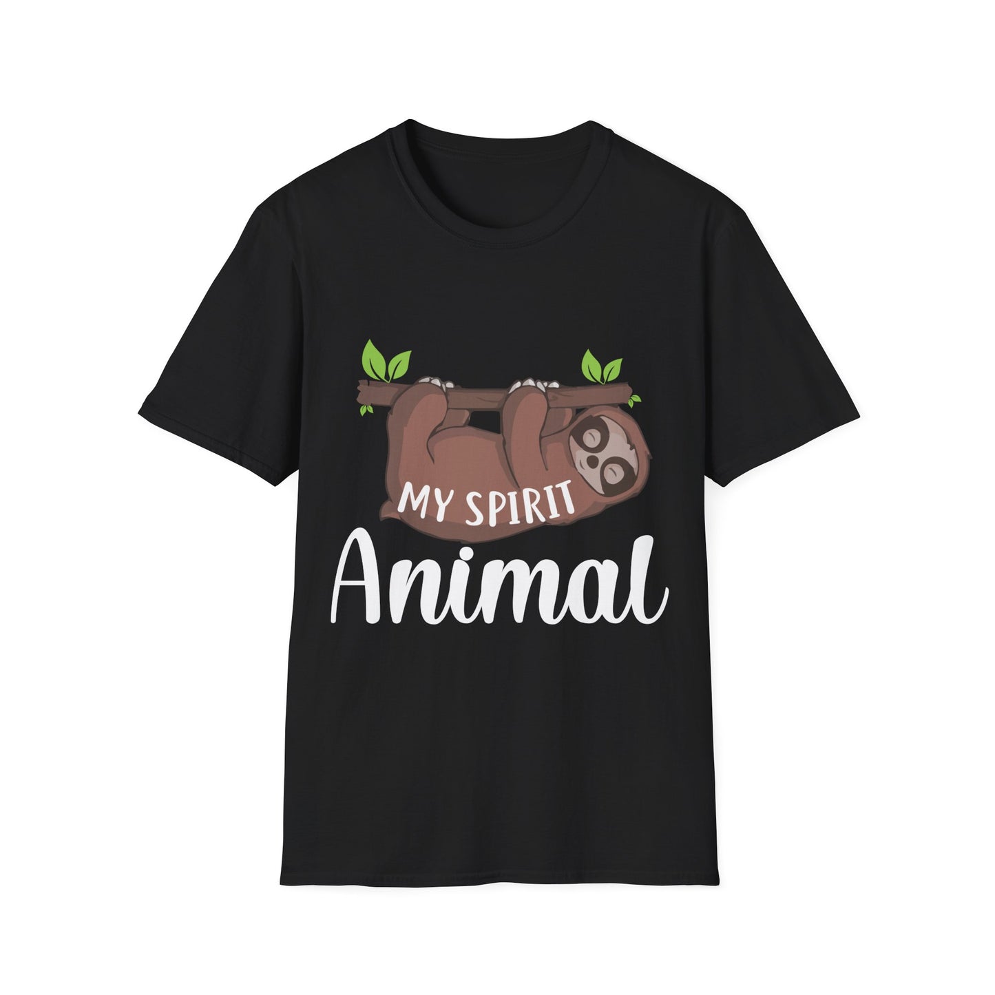 Sloth "My Spirit" T-Shirt – Cute Relaxed Animal Graphic Tee