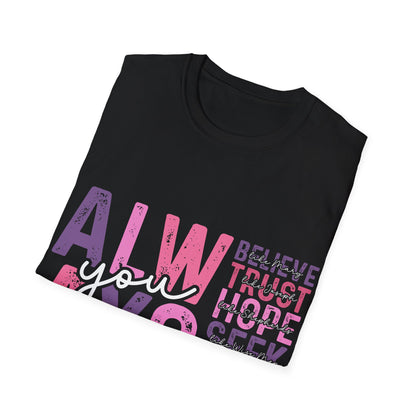 Always You T-Shirt — Inspirational 'Always' Faith & Love Graphic Tee
