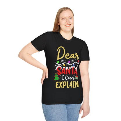Dear Santa I Can Explain Christmas T-Shirt