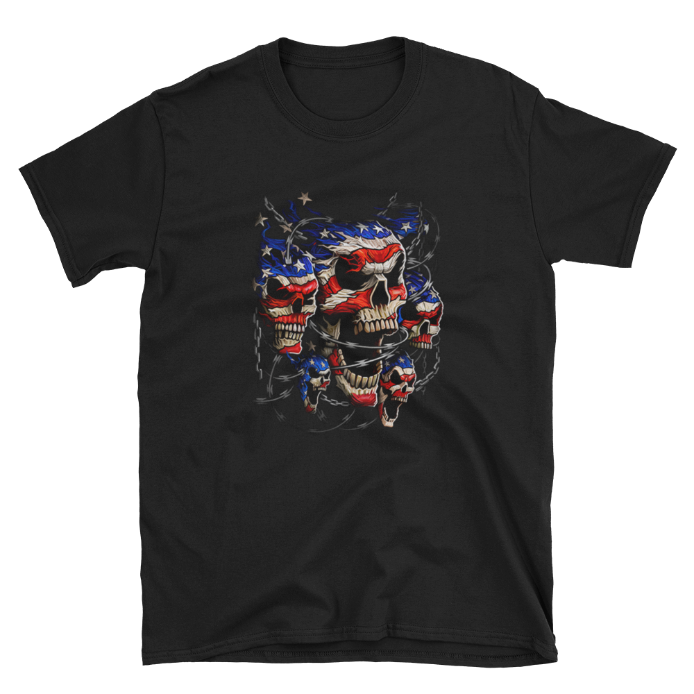 Patriotic Skulls T-Shirt