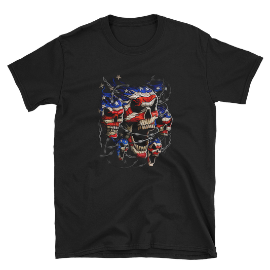 Patriotic Skulls T-Shirt