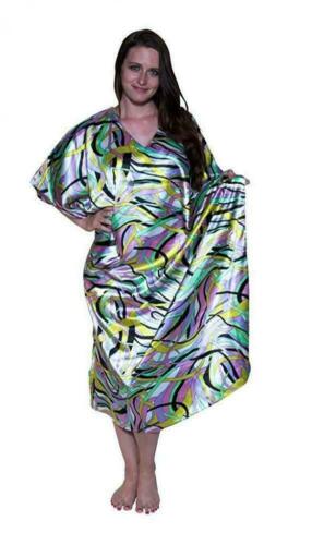 Cool Clothing Women's Long Printed Caftan One Size Pink
