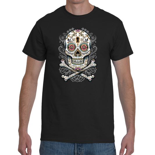 Floral Skull T-Shirt