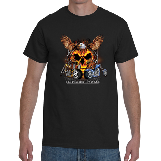 Eagle Skull Rides T-Shirt