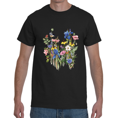 Three Wolves Portrait (Darks Only)- T- shirt