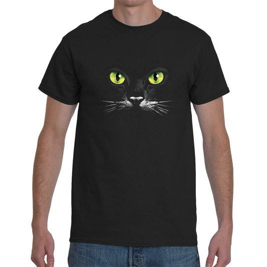 Eyes (Black Cat)- T- shirt