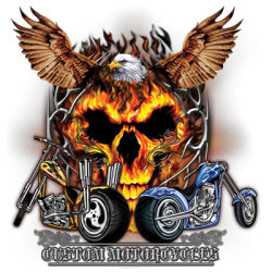 Eagle Skull Rides T-Shirt