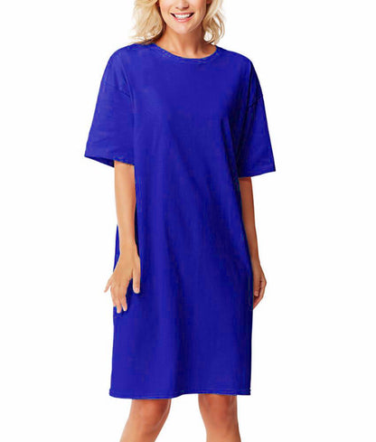 Solid Color Sleep Shirt