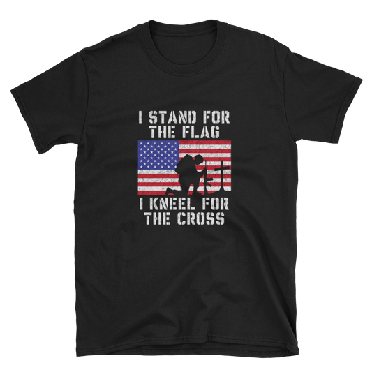 I Stand for The Flag I Kneel for The Cross T-Shirt