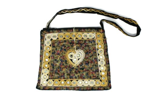 Sling Hand Bag Embroidery Fashionable Model Style Art Handy Craft Lovely Yellow