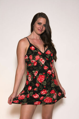 Sexy Lace Dress Sleepwear Lingerie Nightdress Nightgown Chemise Microfiber 1840