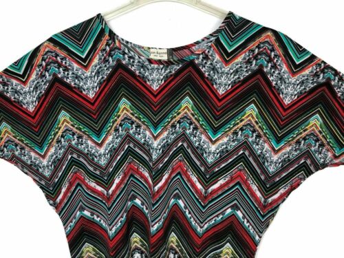 Casual Batwing Blouse Armhole Modern Summer Office Shirt Patterned Print New