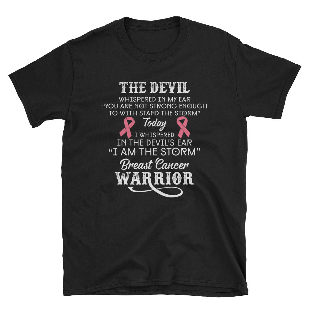 Beautiful I Am the Storm Shirt For Breast Cancer Awareness
